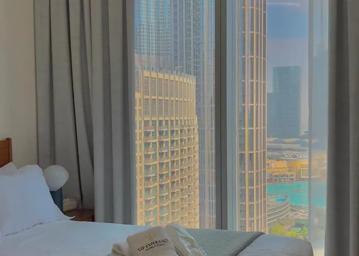 Vip Experience Dubai Downtown At Forte Tower - Burj Khalifa And Fountain View - Modern Luxury Apartments